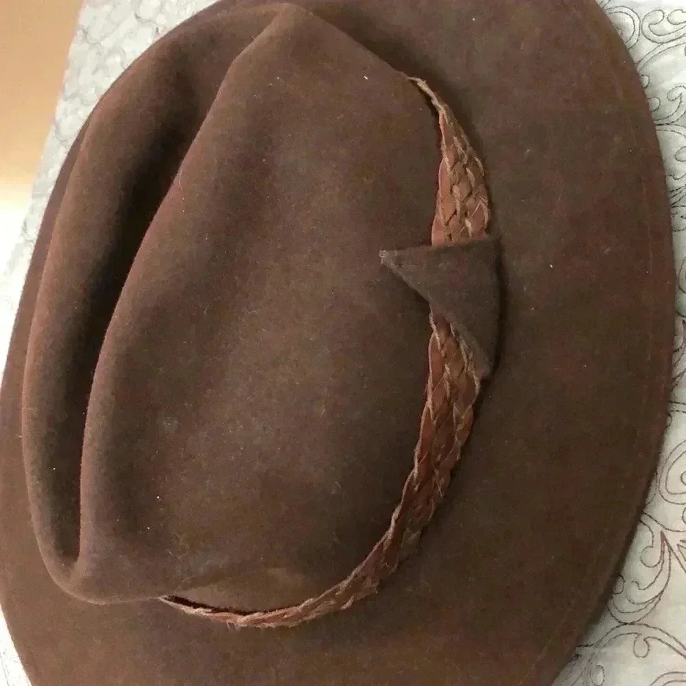 Seeburger Felt Hat with Braided Brim Band